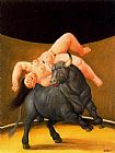 Fernando Botero Canvas Paintings - Rapto de Europa 02